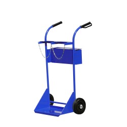 Carro profesional de hierro con ruedas neumáticas de Ø 200 mm.