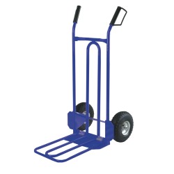 Carro profesional de acero con plataforma plegable